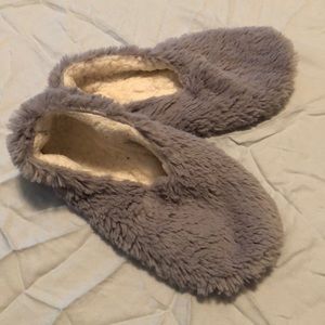 Grey slippers